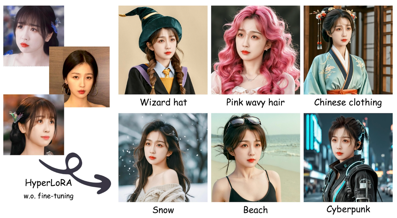 HyperLoRA: Parameter-Efficient Adaptive Generation for Portrait Synthesis